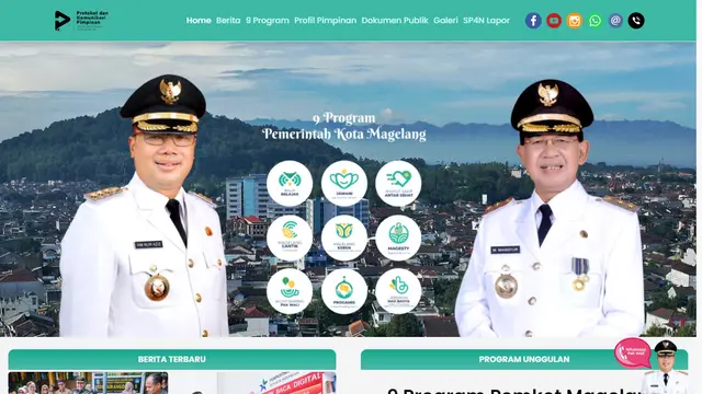 Frontend Humas Kota Magelang